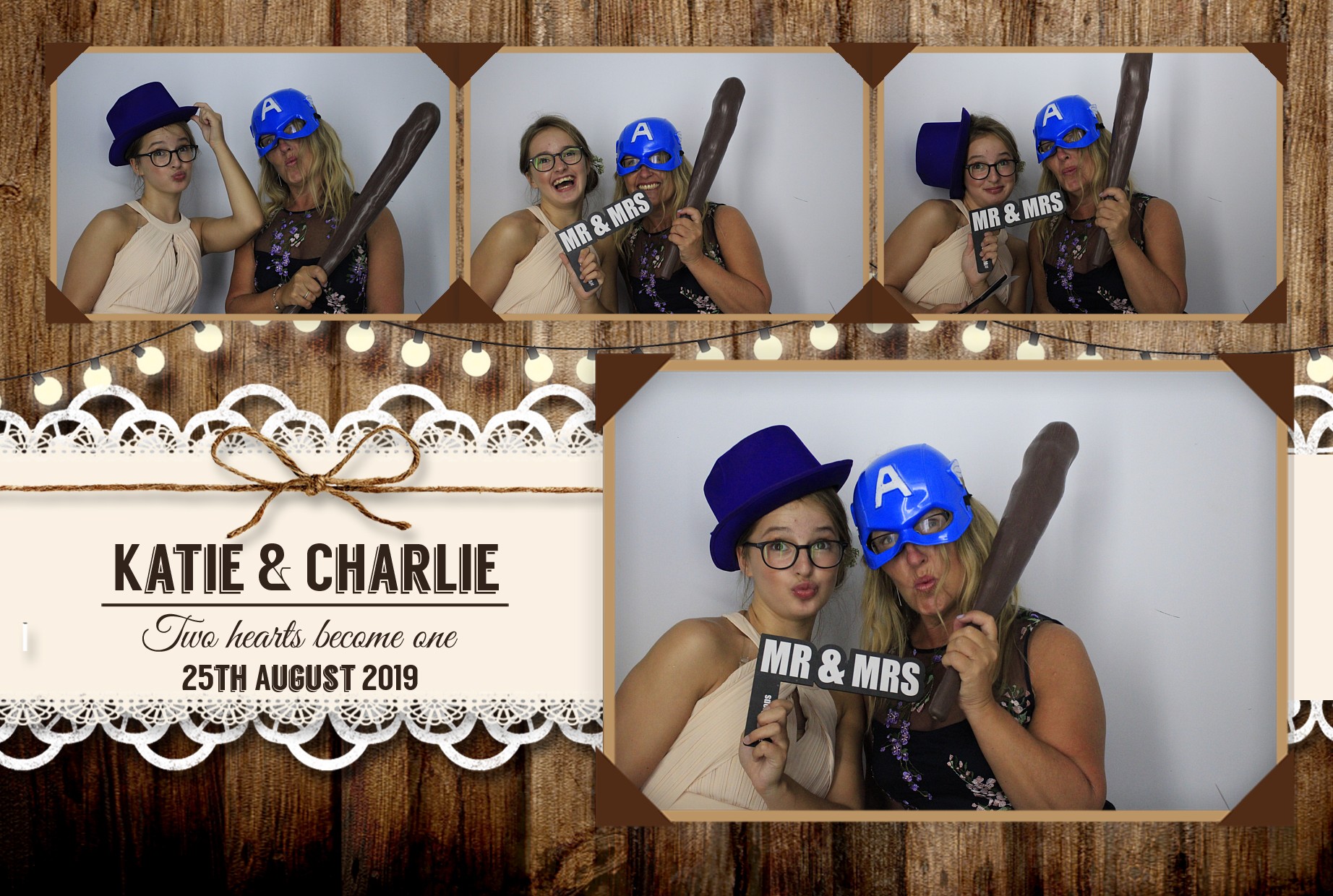 Katie & Charlie's Wedding | View more photos from the event at gallery.myphotoboothexperience.co.uk/u/MyPhotoBoothExperienceLtd/Katie-Charlies-Wedding